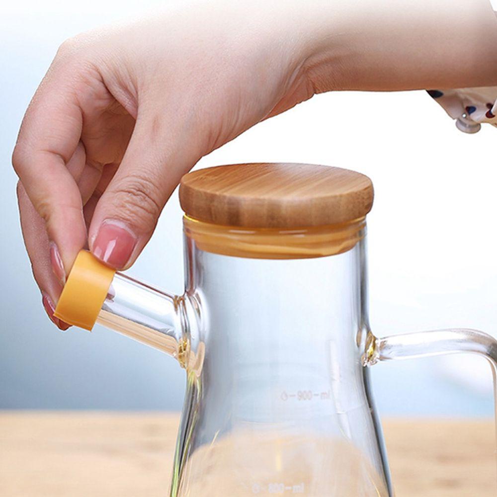 Chai Thủy Tinh Trong Suốt Đựng Dầu Ăn / Nước Sốt 650 / 900ml