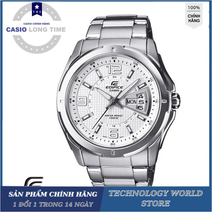 Đồng hồ nam Casio EF-129D-7AVUDF Chính hãng - Dây kim loại - Nam cá tính