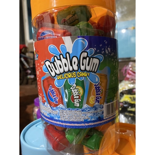 Lọ 50 cái kẹo cao su hình lon cô ca