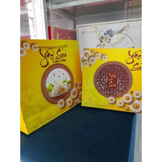 SET HỘP QUÀ GẤP + TÚI ĐỰNG YẾN SÀO (KHÔNG GỒM HỌP NHỰA)