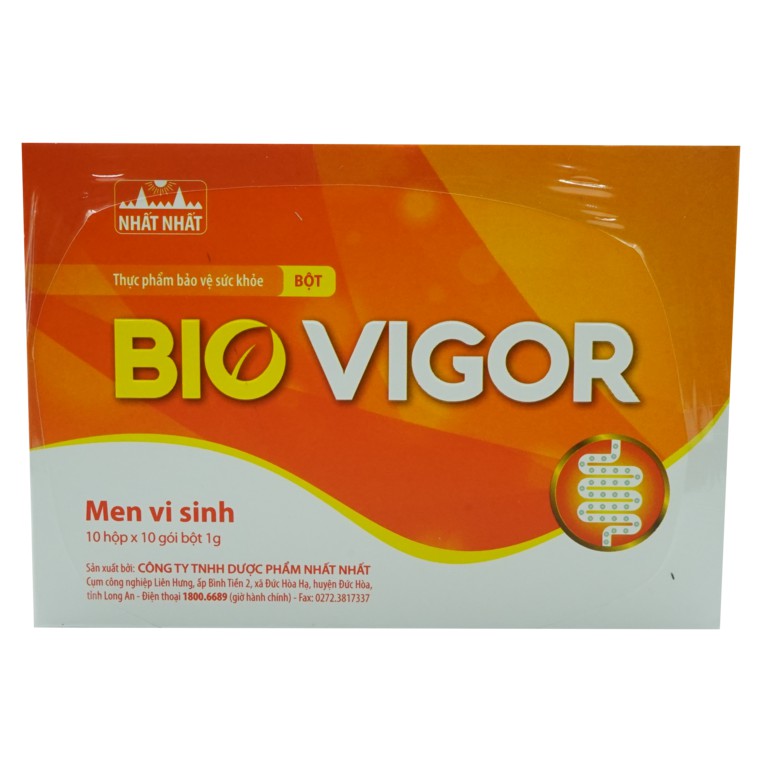 (CHÍNH HÃNG) Men vi sinh BIO VIGOR (Hộp 10 gói), giúp bổ sung vi khuẩn có ích, hỗ trợ giảm nguy cơ rối loạn tiêu hóa