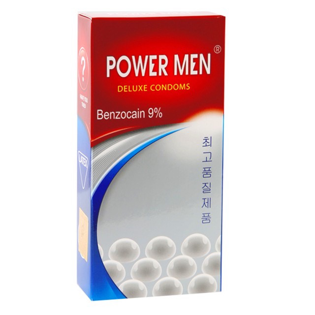 [Chính hãng] Bao cao su siêu mỏng gân gai nổi kéo dài thời gian chống xuất tinh sớm POWER MEN LONGER PLUS (Hộp 12c, 3c)