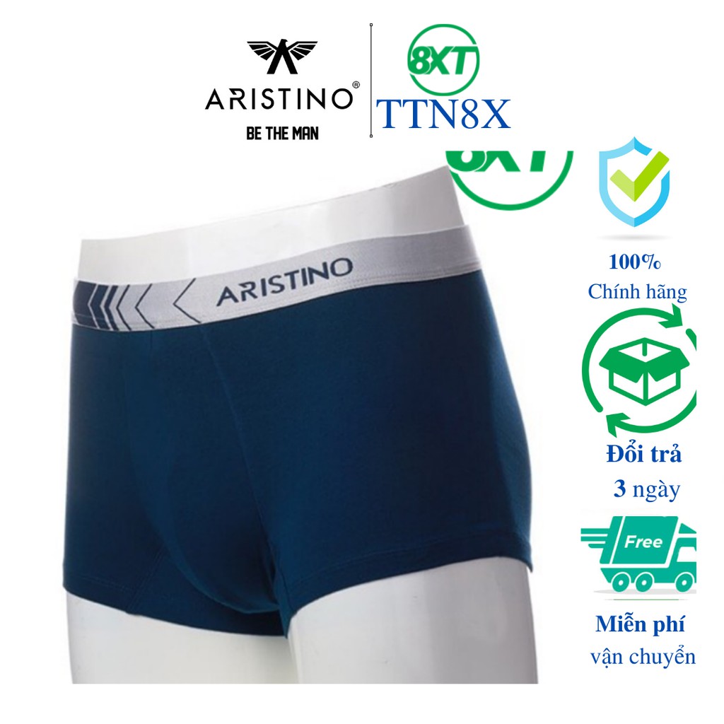 Quần lót NAM, QUẦN SỊP boxer NAM Cotton Chitosan⚡ARISTINO⚡ mềm mịn, thoáng mát và khả năng kháng khẩu tuyệt cao-ABX01807