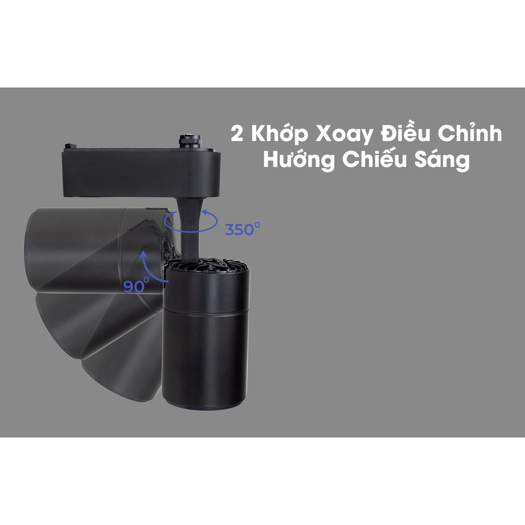 Đèn Rọi Ray KINGLED SAPPHIRE Vỏ đen và Vỏ trắng, cao cấp, 7W, 10W, 20W, 30W Cao Cấp.