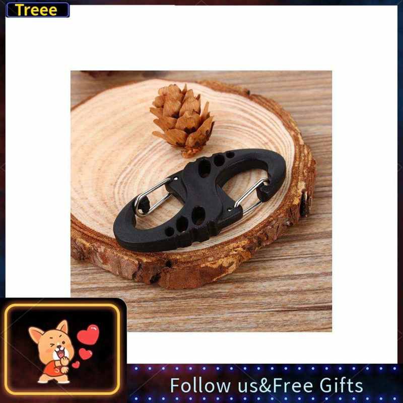 Móc Khóa Chữ S Mini Đen