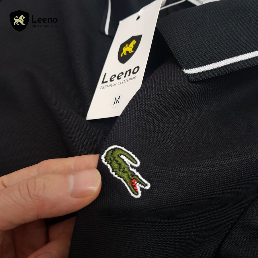 Áo Polo cá sấu - Áo thun có cổ nam nữ có hình thêu trực tiếp Leeno | BigBuy360 - bigbuy360.vn