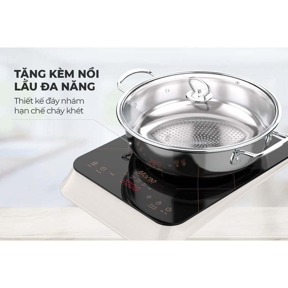 BẾP TỪ ĐƠN Sunhouse MAMA SHD6860, bảo hành chính hãng 24 tháng, công suất 2000W
