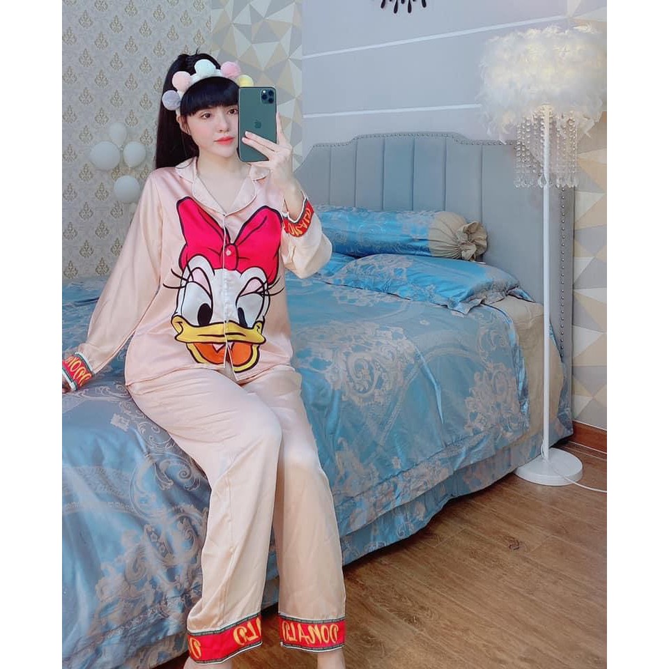 Pizama satin lụa in mickey TDQD | BigBuy360 - bigbuy360.vn