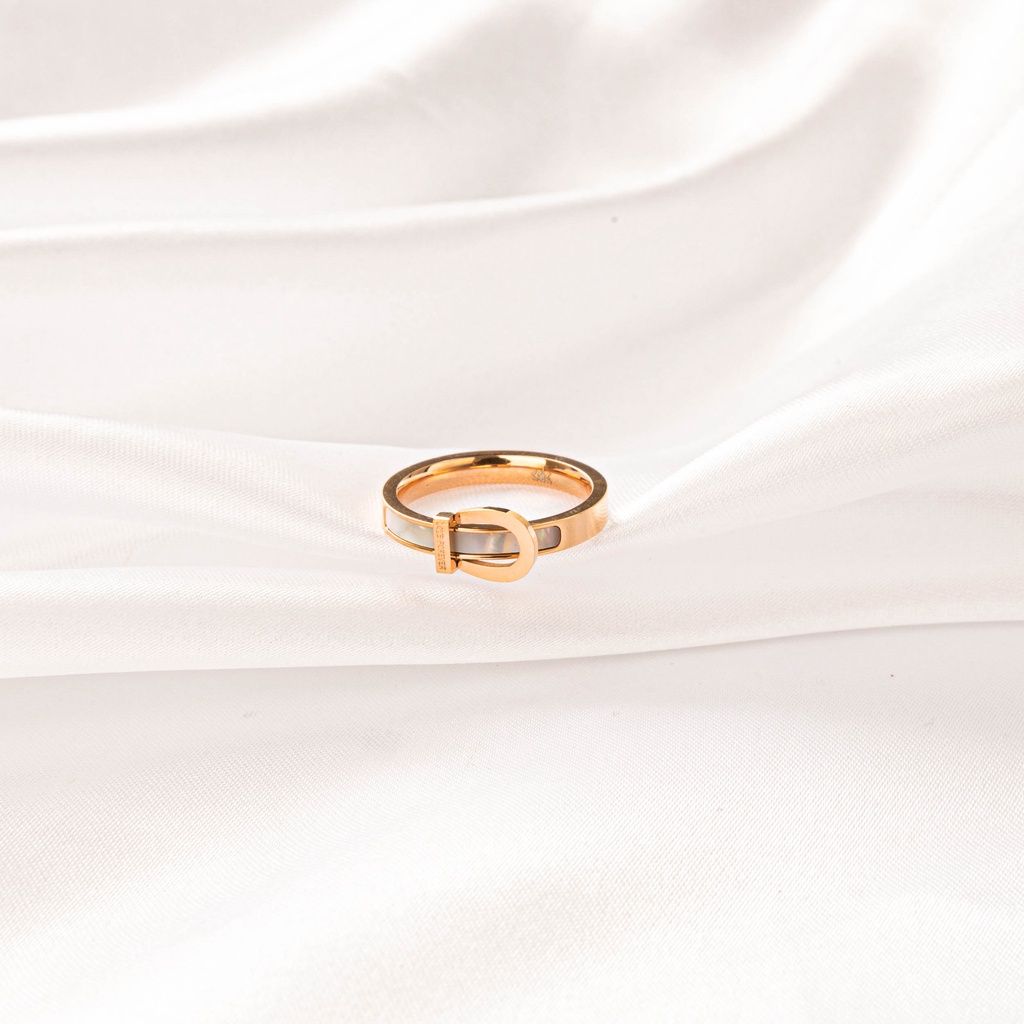 Nhẫn Hermes Love Forever Rose Gold Ring 8001RG Fullbox