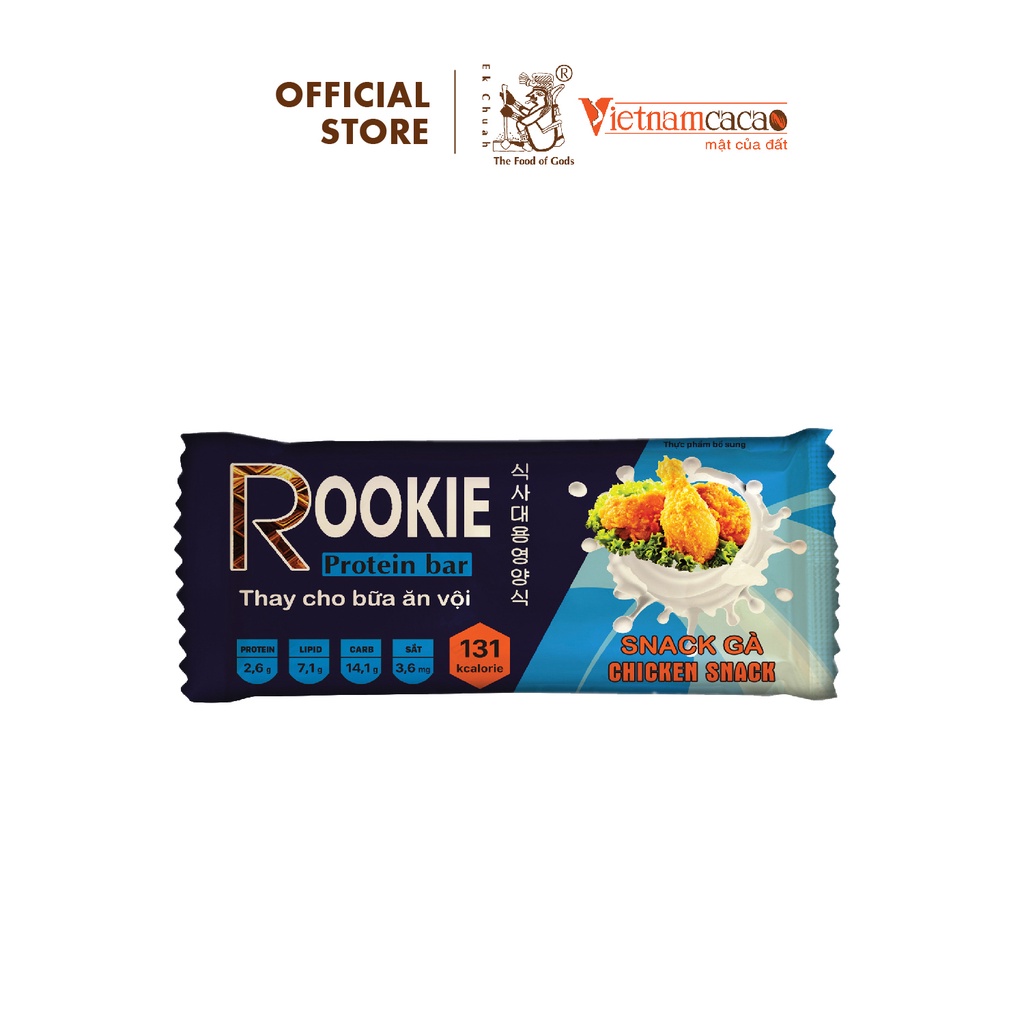 Đồ ăn vặt Thanh năng lượng Rookie Bar cung cấp năng lượng cho ngày mới  – Vinacacao