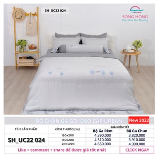 Bộ chăn ga gối cao cấp sông hồng uc22 024