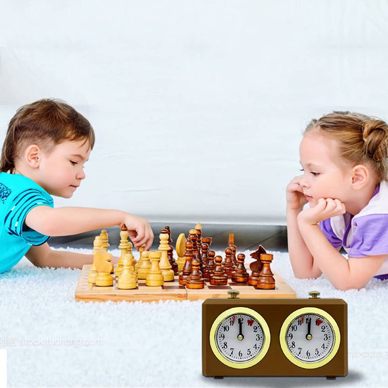 Đồng Hồ Cơ Chơi Cờ Vua Hẹn Giờ Không Cần Pin