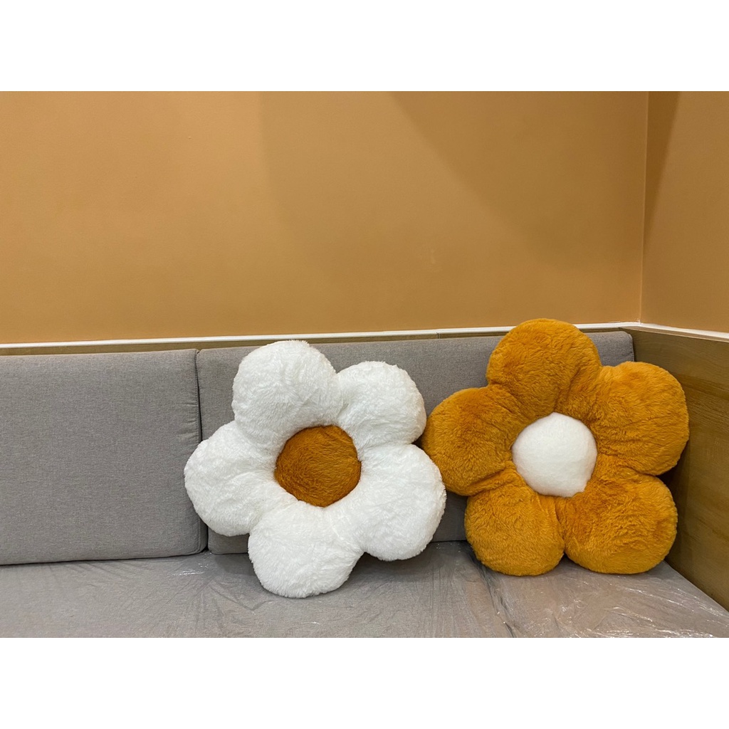 Gối Ôm Gối Tựa Lưng Văn Phòng Tựa Lưng Ô Tô Gối Trang Sô Pha Đệm Ngồi Bệt Hình Bông Hoa Phong Cách Bắc Âu Xinh Xắn