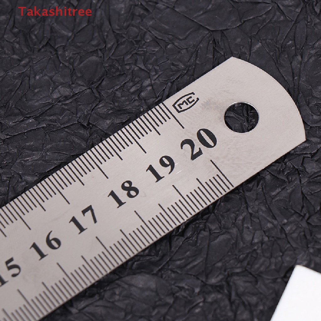 Bộ 3 Thước Kẻ Bằng Thép Không Gỉ 15cm / 20cm / 30cm Chuyên Dụng Cho Kỹ Sư / Trường Học