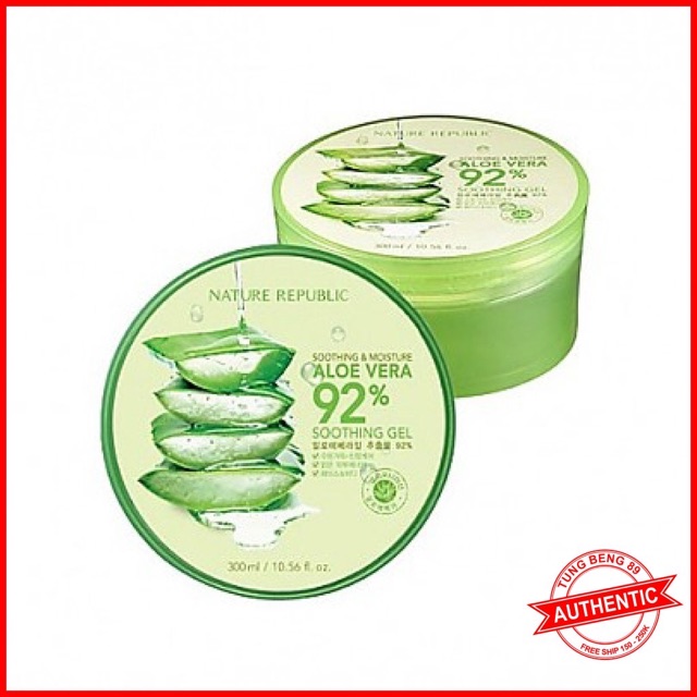 Combo 2 Hủ Gel nha đam Aloe Vera Gel