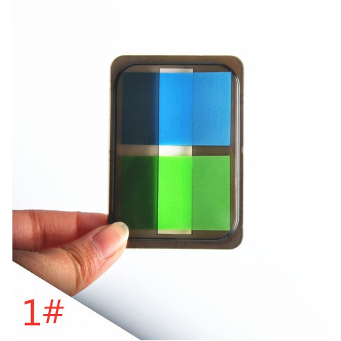 Giấy dán ghi chú làm tiêu đề đánh dấu trang sách học tập màu huỳnh quang