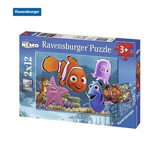 Xếp hình puzzle cuộc phiêu lưu của Nemo 2 bộ 12 mảnh Ravensburger 07556 0 - Disney license