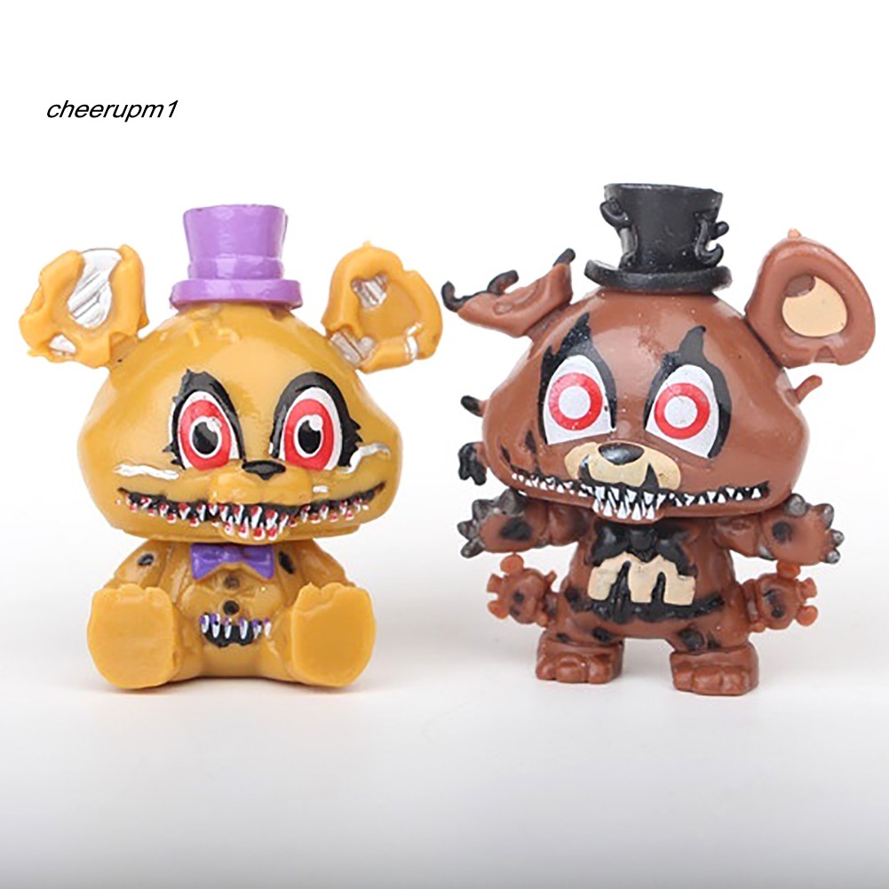 Set 8 mô hình đồ chơi nhân vật trong Five Nights At Freddy 's ngộ nghĩnh đáng yêu