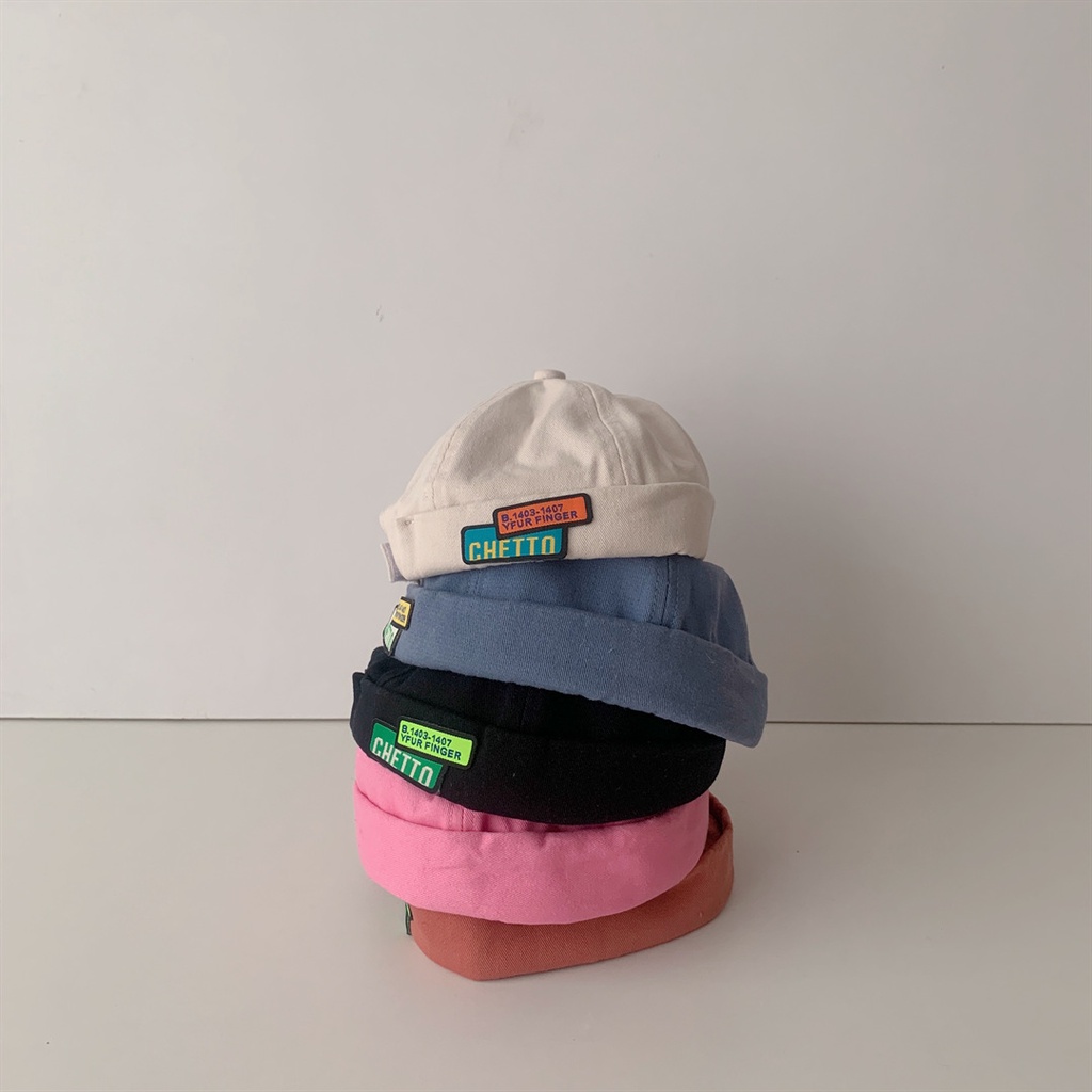 Mũ Beanie Họa Tiết Chữ Thời Trang Hip hop Hàn Quốc Cho Bé