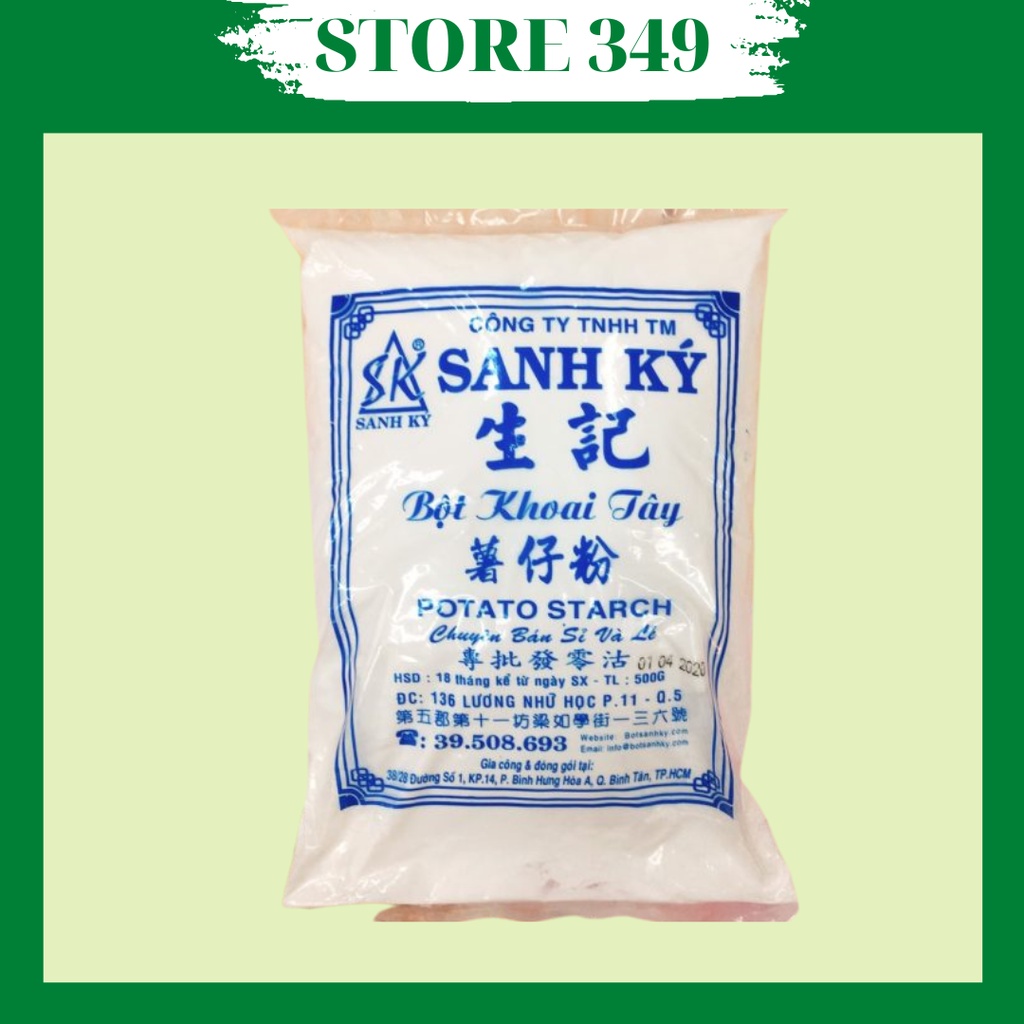 Bột Khoai Tây Sanh Ký 500gr