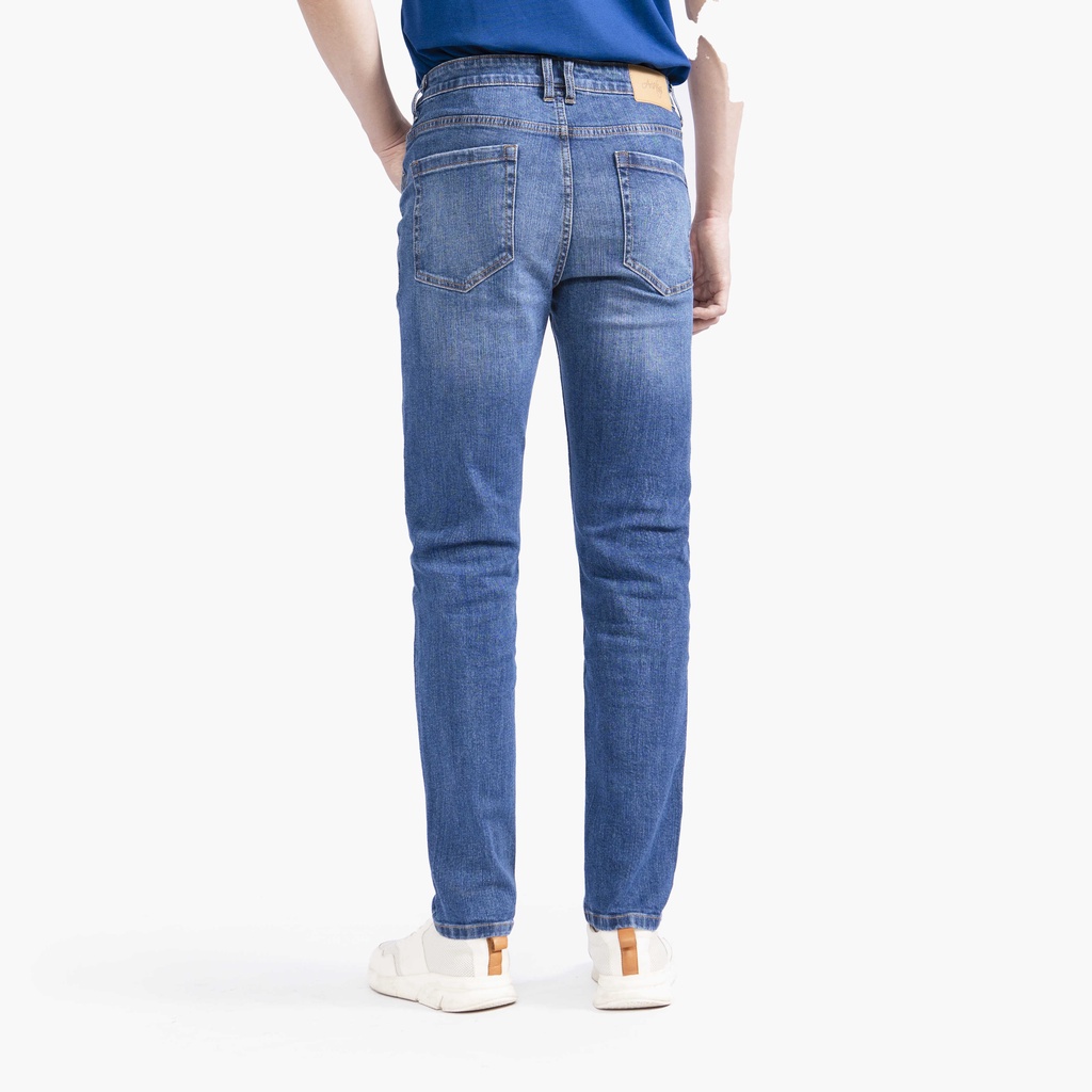 [MỚI] Quần Jeans nam ARISTINO phom Slim fit ôm vừa vặn, thiết kế trẻ trung, cotton đứng dáng - AJN03402