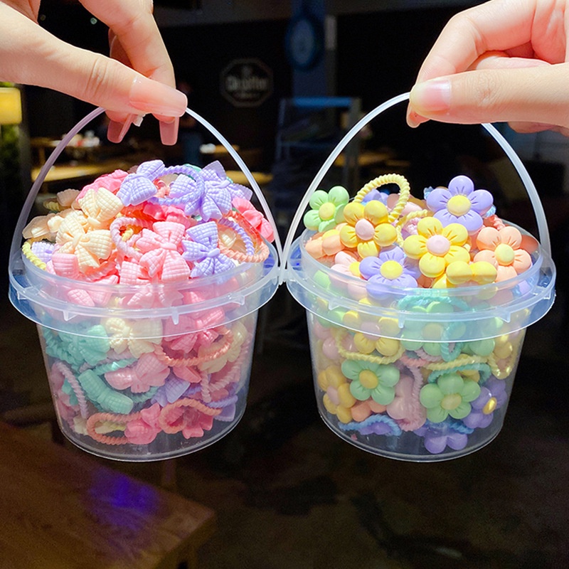 GG Xô 50 Dây Buộc Tóc Co Giãn Phong Cách Hàn Quốc 2022 Cho Bé Gái Giao Ngẫu Nhiên - Dumi Shop