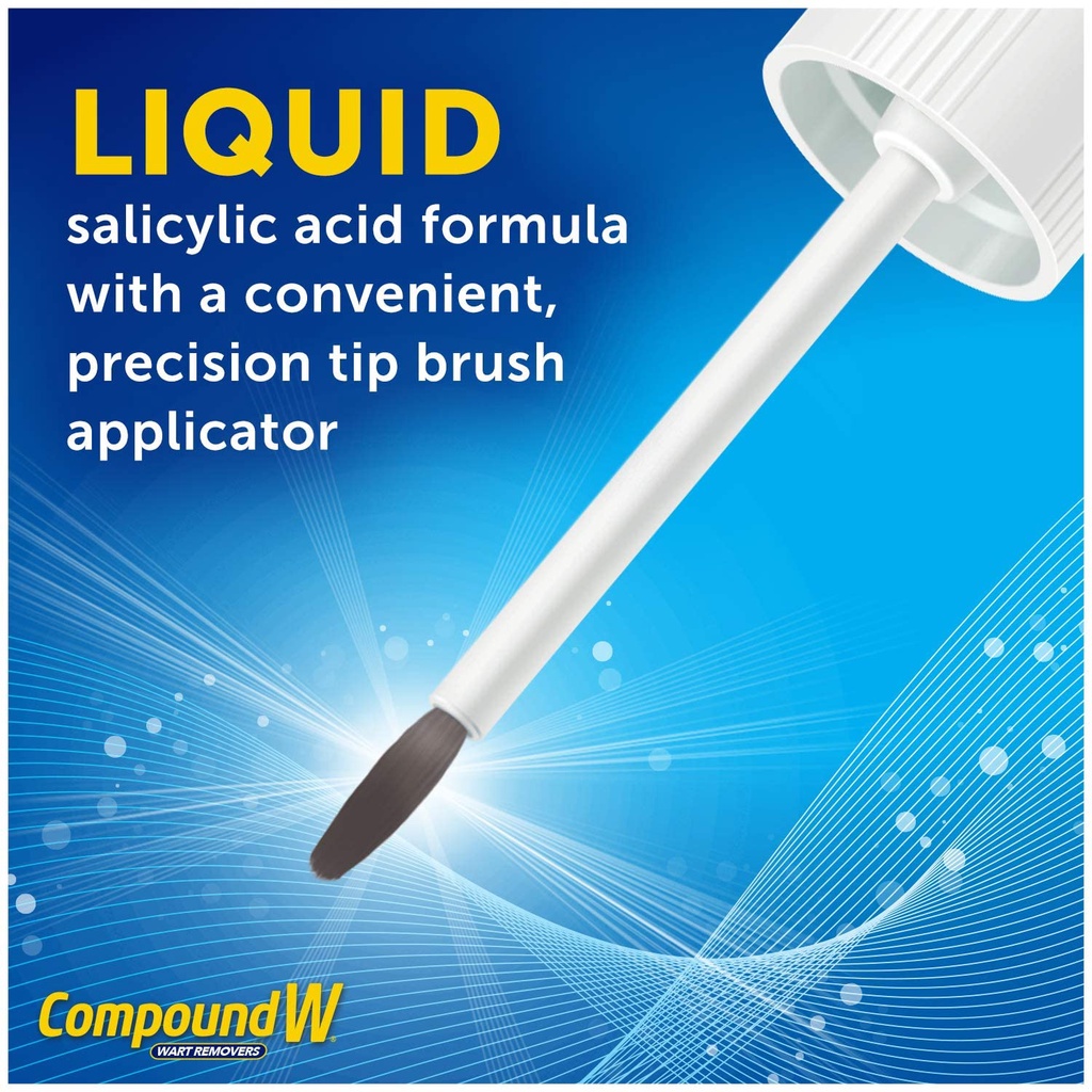 |Mẫu mới| Compound W Maximum Strength Fast Acting Liquid Wart Remover - Dung dịch tẩy mụn cóc chuyên biệt 9ml