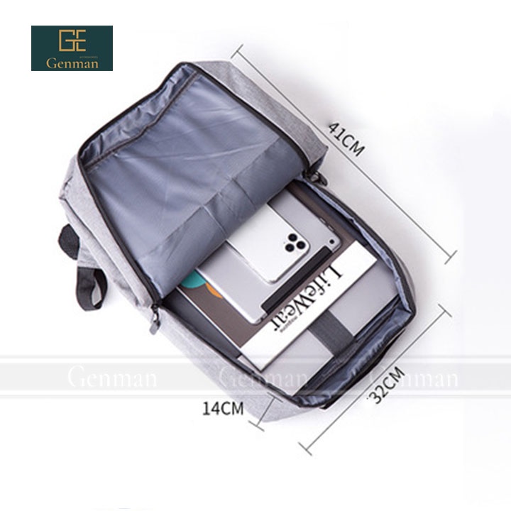 Balo Laptop Nam Nữ, Thiết Kế Tinh Tế, Chất Vải Dày, Hàng Xuất Đầy Đủ Tem - Balo Thời Trang
