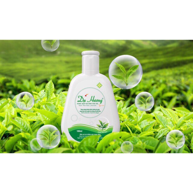 Dung Dịch Vệ Sinh Phụ Nữ Dạ Hương 100ml Trà xanh