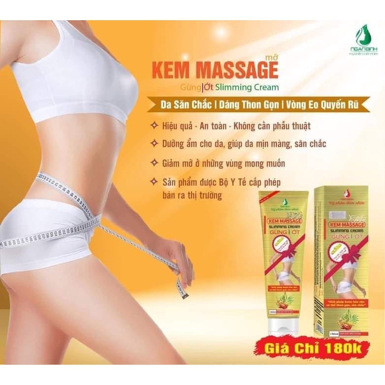 KEM MASSAGE GỪNG ỚT