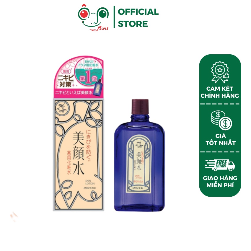 Nước Hoa Hồng Dưỡng Da Ngăn Ngừa Mụn Meishoku - Nhật Bản 90ml