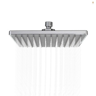 Zone 8 Inch Square Rain Showerhead G1/2 Adjustable High Pressure Shower Head Bathroom Shower Head Spray Showerhead Polished Chrome Bath Rain Shower Head Replacement