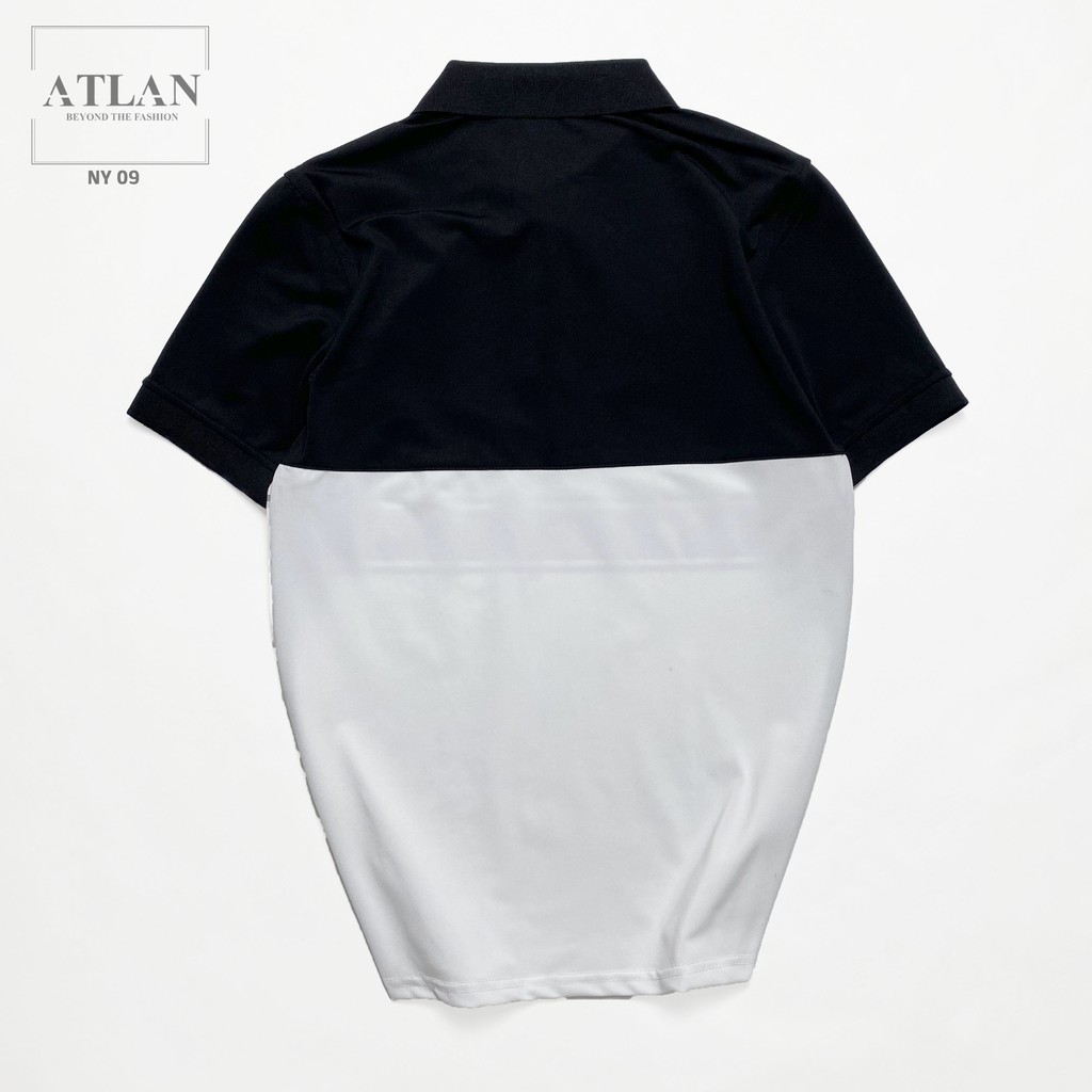 Áo Ngắn Tay Có Cổ 💖 𝘍𝘳𝘦𝘦𝘴𝘩𝘪𝘱 💖 Áo Polo Nam Đen Phối Trắng Sọc Xám - NY12 | BigBuy360 - bigbuy360.vn