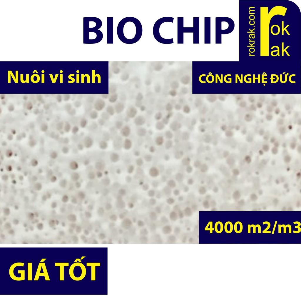 Vật liệu lọc BioChip 100g (Bio chip) Lọc hồ cá tương tự Kaldnes