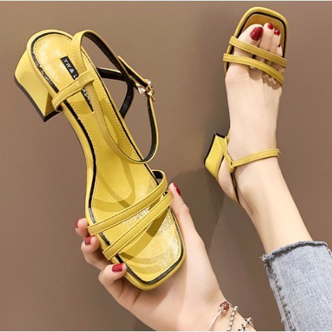 Sandal cao gót nữ dáng hàn quốc cao 6p siêu hot - s73