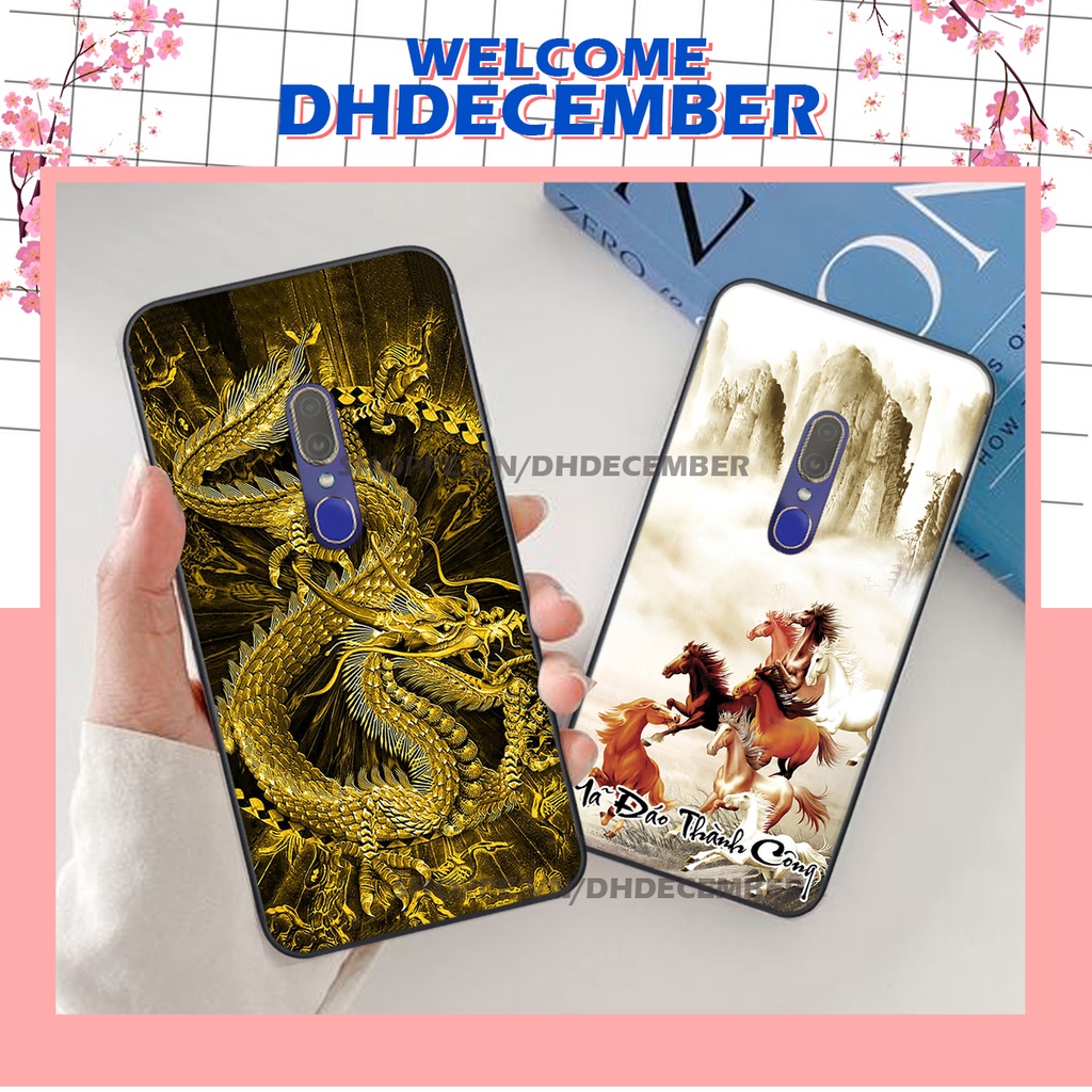 Ốp lưng Oppo F11 in hình thư pháp tâm an vạn sự an ,mã đáo thành công SIÊU CHẤT