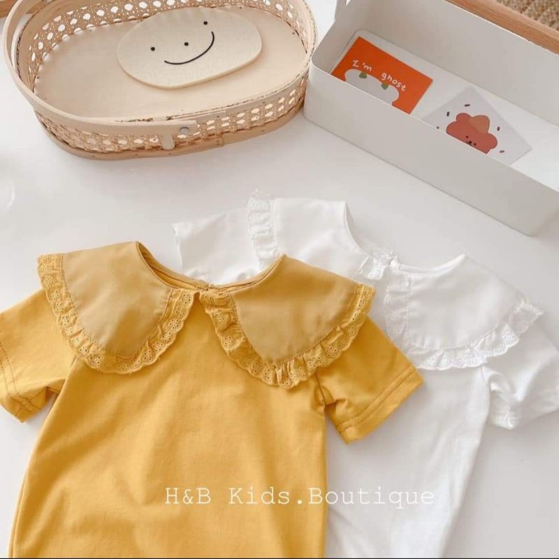 Set body bé gái cotton quần chip kẻ đẹp mát đáng yêu