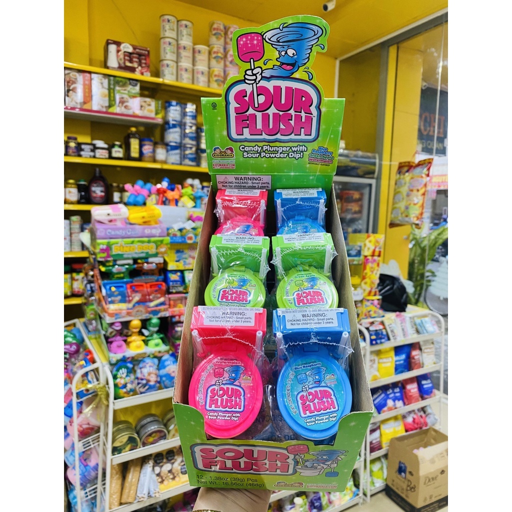 Kẹo Mút Bồn Cầu KIDSMANIA - SOUR FLUSH 39G