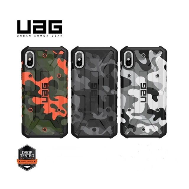UAG Ốp Lưng Họa Tiết Rằn Ri Bảo Vệ Cho iPhone 11 pro 6 6S 7 8 plus X XS XR MAX