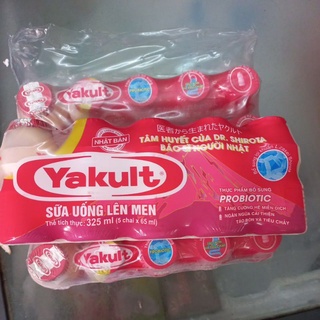 Sữa chua uống lên men Yakult (5 chai* 65ml)