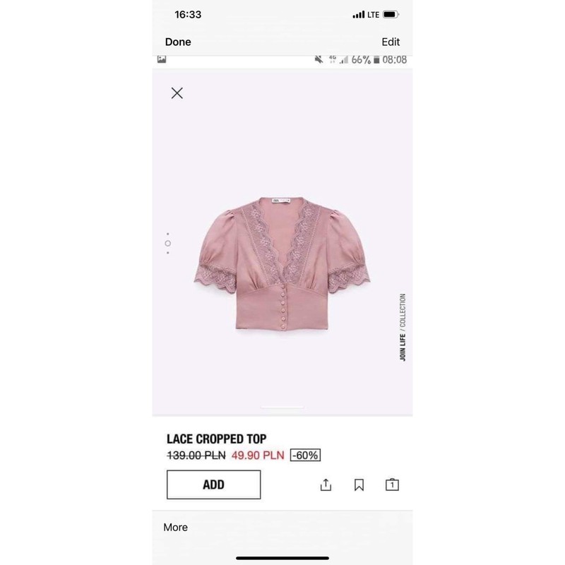Áo kiểu Zara