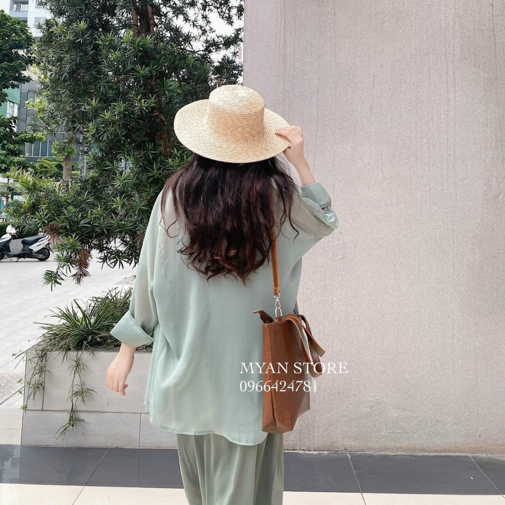 Sét 2 Món Áo Sơ Mi Khoác Thụng Mix Váy Maxi 2 Dây Xuông - TT105051 | BigBuy360 - bigbuy360.vn