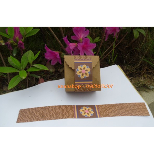 Set 10 Đai trang trí hộp bánh