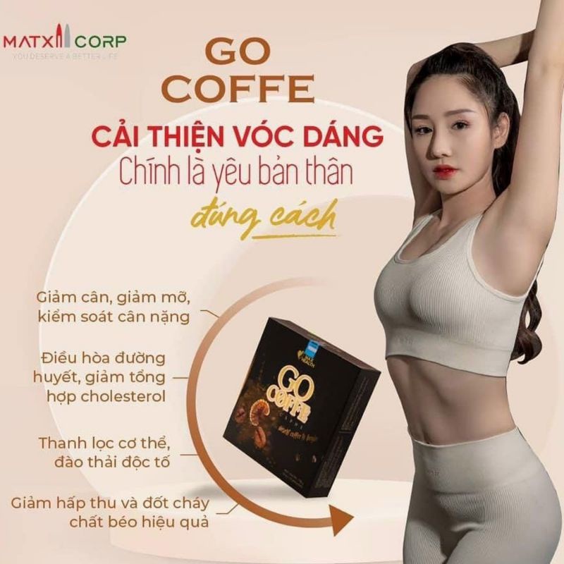 {CHÍNH HÃNG} Cà phê giảm cân go coffee max health