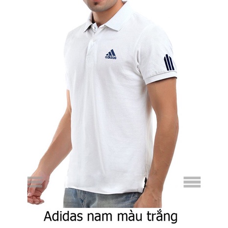 Áo POLO Nam cao cấp thiết kế cổ bẻ có LOGO ADIIDASS giá sĩ size M đến 4XL AD01