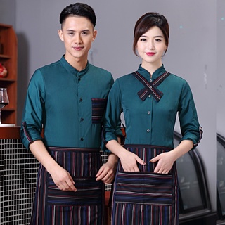 Nhà hàng Phục vụ bàn Đồng phục quán cà phê Phục vụ bàn Quần áo nấu nướng Đầu bếp Mũ bảo hộ lao động