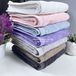 khăn tắm, khăn lau đầu cotton xuất Châu Âu dư 40* 80cm [Loại đẹp]