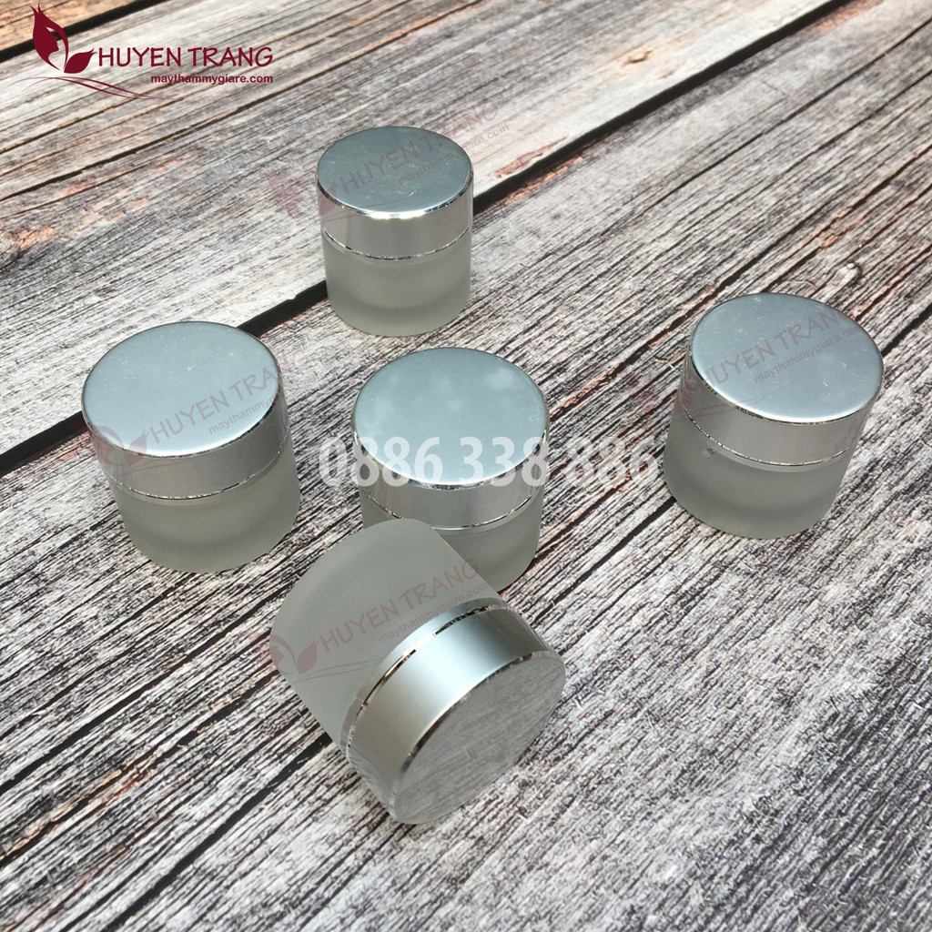Hũ Chiết Mỹ Phẩm Thủy Tinh 10g 20g 30g 50g - Thẩm Mỹ Huyền Trang NANOCEE