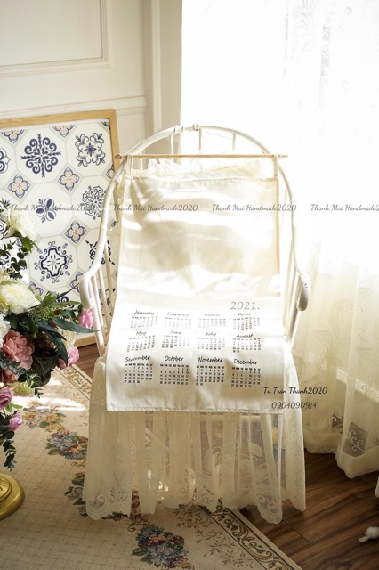 Lịch vải may mắn handmade 2021 🗓🗓🗓ưu đãi từ 135k giảm còn 55k