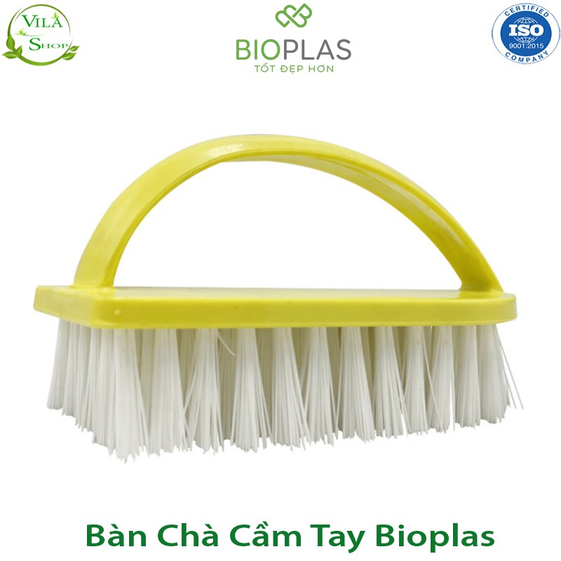 Bàn Chải Nhà Tắm, Bàn Chải Quần Áo Chất Liệu Nhựa Có Tay Cầm Chắc Chắn Chính Hãng Bioplas